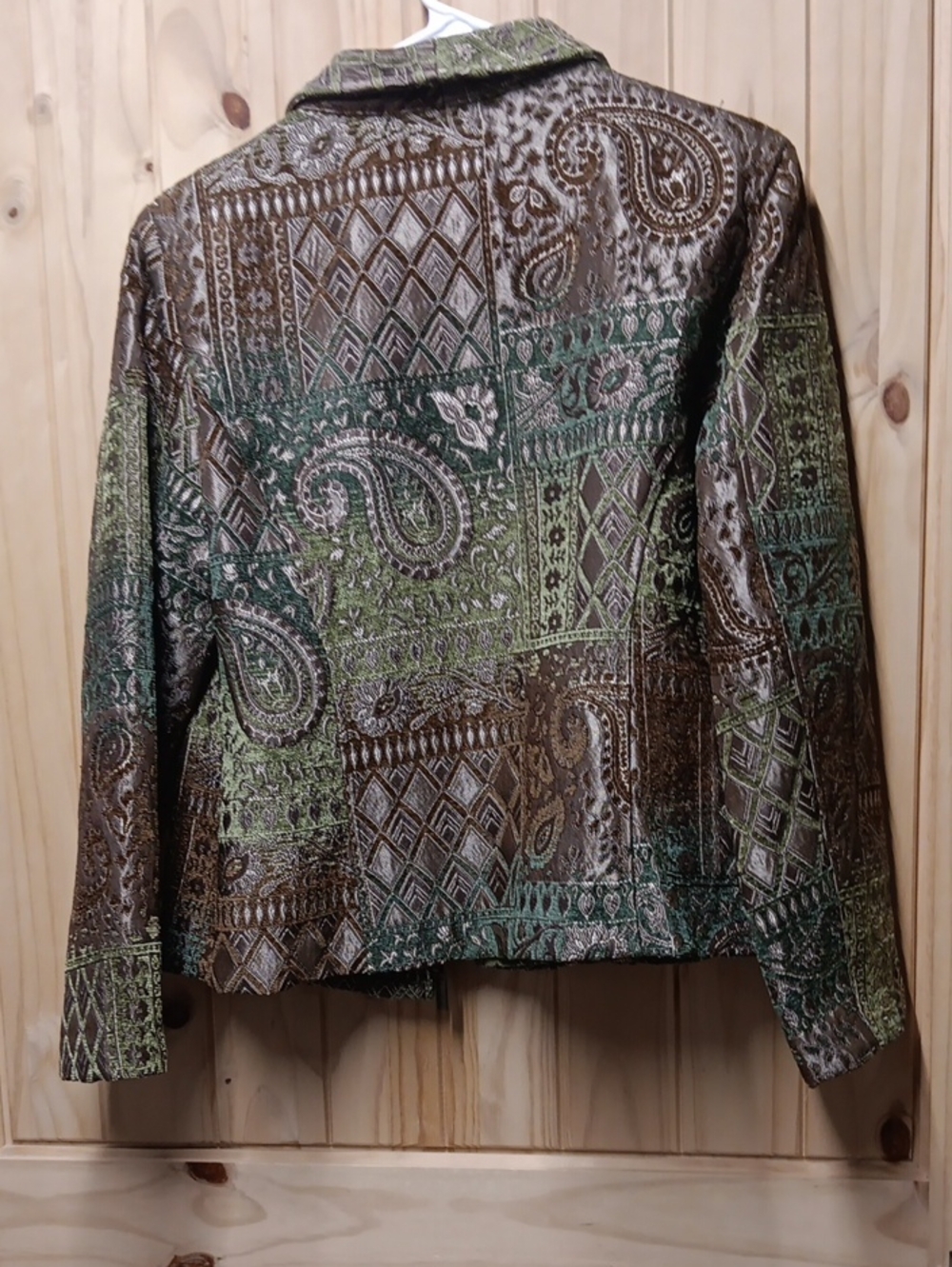 Molly & Maxx Patchwork Paisley Vintage Jacket EUC - Picture 4 of 7